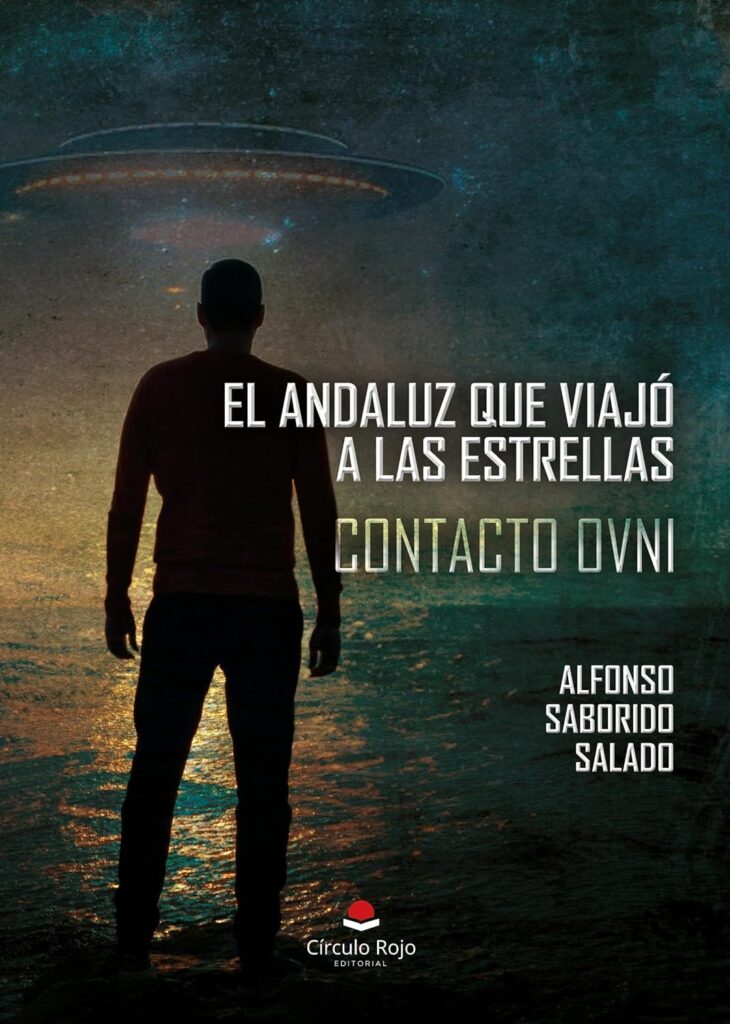 Portada del libro. Es un hombre mirando desde la playa a la inmensidad del mar.
